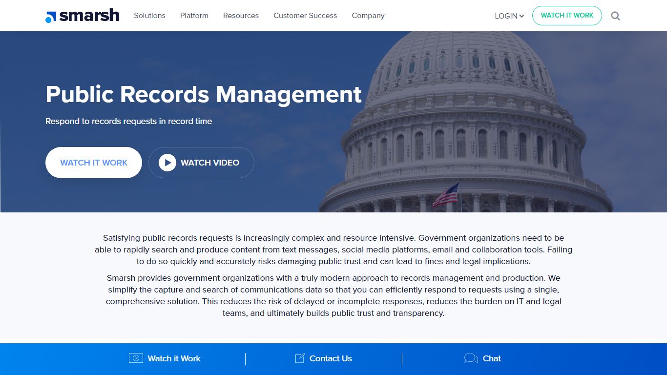 Public Records Management | Smarsh