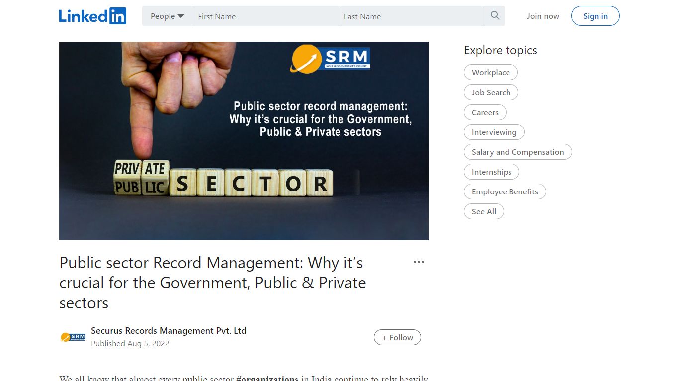 Public sector Record Management: Why it’s crucial for the Government ...